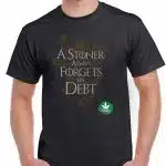Ganja West - Tees - A Stoner Always Forget His Debt