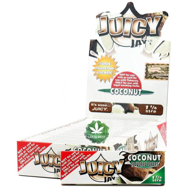 Juicy Jay's - Coconut Flavored Rolling Paper - 1 1/4