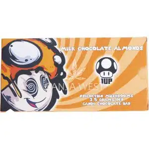 1UP - Milk Chocolate Almond - 3500MG Psilocybin Chocolate Bar