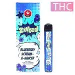 Zonked - Blueberry Scream-A Saucer - Live Resin Disposable Vape Pen - 1G