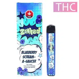 Zonked - Blueberry Scream-A Saucer - Live Resin Disposable Vape Pen - 1G