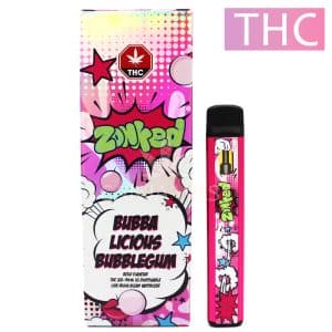 Zonked - Bubbalicious Bubblegum - Live Resin Disposable Vape Pen - 1G