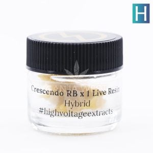 crescendo rbx1 high voltage live resin jar