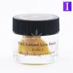 pink sunset high voltage live resin jar