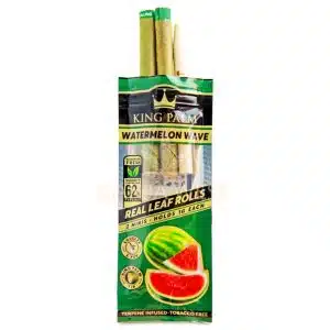 watermelon wave king palm rolling paper single