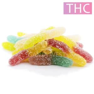 Notorious - THC Sour Neon Worms 50MG x 2 (100MG)