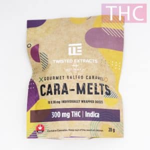 Twisted Extracts - THC Cara-Melts – 30mg (300MG) - Indica