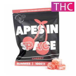 Apes In Space - Cherry Gummies - 1000 MG THC