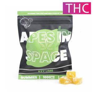 Apes In Space - Key Lime Gummies - 1000 MG THC