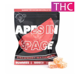 Apes In Space - Strawberry Watermelon Gummies - 1000 MG THC
