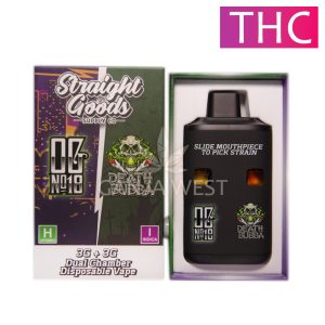 Straight Goods - OG #18 + Death Bubba - Dual Chamber Disposable Pen (6G)