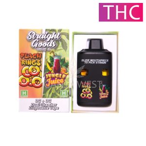 Straight Goods - Peach Rings + Jungle Juice - Dual Chamber Disposable Pen (6G)