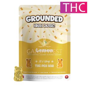 Grounded High Dose - Lemon THC Gummies - 500 MG