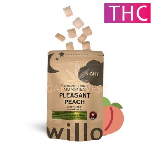 Willo - Pleasant Peach Gummies - 200MG THC (Night)