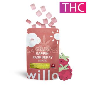 Willo - Rappin' Raspberry Gummies - 200MG THC (Day)