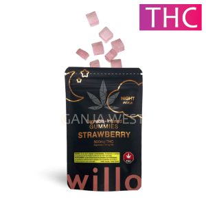 Willo - Strawberry Gummies - 500MG THC (Night)